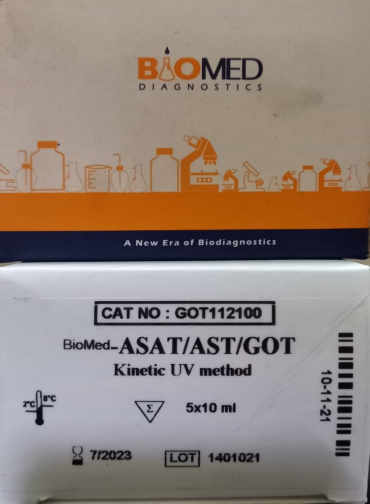 Biomed - GOT (ASAT/AST/GOT) (5x10 ml)